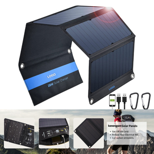 Vente directe usine : Sac à dos solaire pliable d'extérieur 28W personnalisable, produits et accessoires solaires associés - Product Image 3