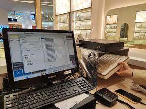 ตุ้มหูแบบแขวนแท็ก PVC RFID RFID แบบใช้ซ้ำได้ป้องกันการปลอมแปลงหรูหรา - Product Image 5