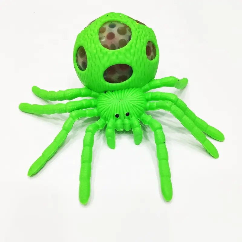 Pressure ball toy spider shaped stress relief toys extrusion stress toys Halloween gift