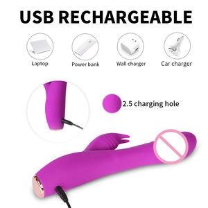 MEIPER 3-in-1 mükemmel tavşan çift taraflı dokunarak G Spot vibratörler kadınlar g-spot yapay penis stimülasyon vibratör seks oyuncakları zevk - Product Image 6