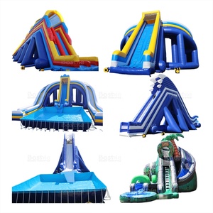 Gran Casa de rebote inflable comercial para niños, Castillo de salto interior, tobogán acuático para la escuela y juegos de <span class=keywords><strong>adultos</strong></span> al aire libre - Product Image 1