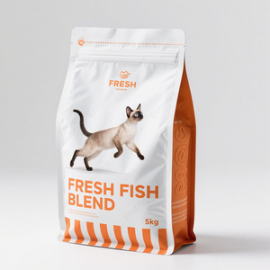 Sacchetto Stand-Up Personalizzato con Stampa Rotocalco, Riciclabile ed Ecologico, Richiudibile per Alimenti per Animali Domestici, 3kg/5kg/10kg, con Soffietto Laterale e Fondo Piatto - Product Image 2