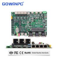 Carte mère industrielle ITX fine Intel I5-8250U I7-7500U I7-8550U Quad GbE LAN Watchdog WOL PXE pour pare-feu de sécurité réseau
