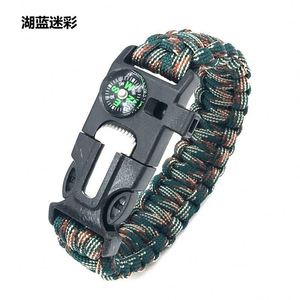 Pulsera de Supervivencia de Paracord de Siete Hilos 5 en 1, Cuerda de Emergencia para Acampar al Aire Libre, Encendedor, Brújula y Silbato para Senderismo - Product Image 3