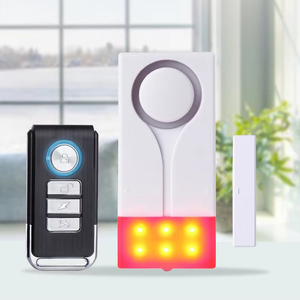 Âm thanh-hình ảnh chống trộm báo động 108dB điều khiển từ xa không dây cảm biến từ an ninh báo động cửa và cửa sổ báo động - Product Image 1