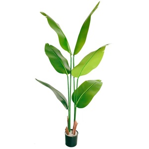 Toptan süs bahçe tropikal muz yapay plastik kuş cennet bitki ağacı - Product Image 6