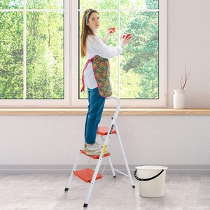 Deliladder <span class=keywords><strong>DLS</strong></span> Escabeau pliant en acier 2.3.4.5 Escabeaux 150KGS Chargement Design traditionnel Hôtel Utilisation 1 an de garantie - Product Image 5