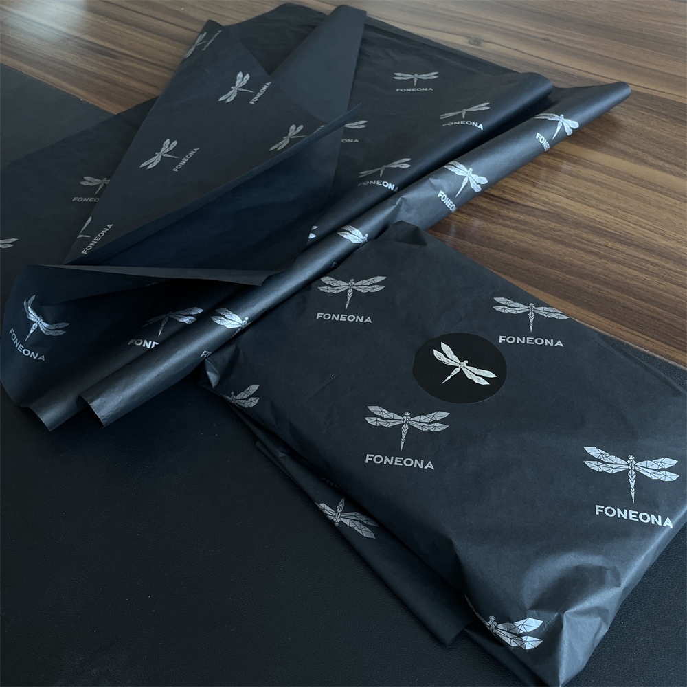 Eco Friendly Packaging Paper Luxury Packaging Paper Elegant Custom Logo Packaging Paper for Wedding & Corporate Gifting