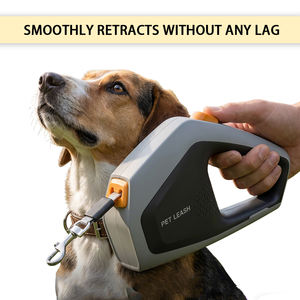 Correa para Perro Retráctil de 16 Pies con Retracción Automática, Fuerza de Tracción Ajustable en Múltiples Niveles, Material ABS Duradero para Exteriores - Product Image 4