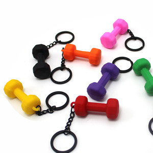Creative Mini Fitness Equipment <b>Dumbbell</b> Cute Soft PVC Simulation <b>Dumbbell</b> Gym Souvenir for Gym Bag Charms - Product Image 1