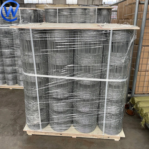 Valla de pastizales galvanizada pesada 3 pies 8 pies Bisagra Junta Valla de campo Granja Cabra Prueba 1,8 m Nudo fijo Valla de campo de Alambre Tejido - Product Image 4