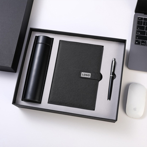 व्यक्तिगत उपहार कस्टम लोगो थोक कॉर्पोरेट प्रचार लक्जरी व्यवसाय उपहार सेट के साथ बोतल नोटबुक - Product Image 1