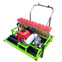 Semoir manuel à pousser 1-6 rangs pour maïs, soja, arachides, légumes, jardin, ferme domestique – Semoir multi-rangs réglable