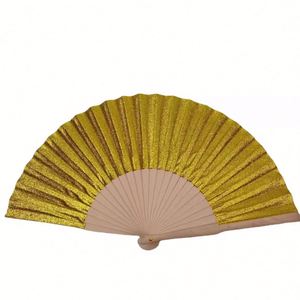 Spanish Customized Printing with Logo Elegant Wooden Hand Fan for Wedding <b>Gift</b> - Product Image 4