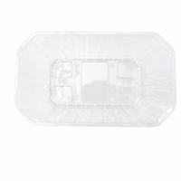 Boîte en plastique transparente jetable, boîte en plastique PET pour aliments, emballage, boîte à légumes, boîte à fruits