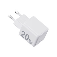 Adaptateur chargeur mural USB C PD 20W avec prise EU, câble de charge en gros