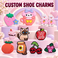 Breloques de mode décontractées pour chaussures, accessoires pour chaussures femme, breloques de dessin animé pour la plage, accessoires de chaussures - Vente directe usine