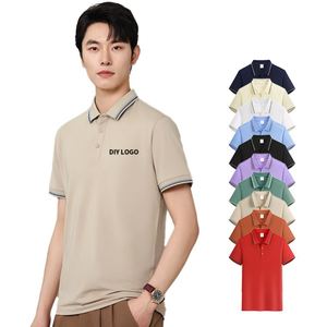 เสื้อโปโลสำหรับกิจกรรมสร้างทีม เสื้อทำงาน เสื้อยืดสำหรับผู้ชายและผู้หญิง เสื้อผ้าสำหรับเดินทางแขนสั้นฤดูร้อน เสื้อโปโลปักโลโก้ตามสั่ง - Product Image 3