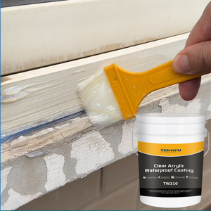 Rivestimento Impermeabilizzante Trasparente a Base d'Acqua Nano Invisibile ad Asciugatura Rapida 1kg 20kg per Pareti Esterne - Product Image 1