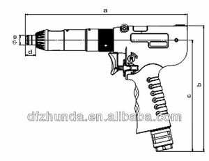 Arrêt automatique type <span class=keywords><strong>S</strong></span>.Q. outil de serrage pneumatique outils à impulsion d'air clé à chocs - Product Image 4