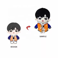 Peluches personnalisées d'anime, design OEM, personnages de dessins animés, peluches pour collection de fans.