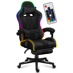 <span class=keywords><strong>Fauteuil</strong></span> de jeu <span class=keywords><strong>gamer</strong></span> JL pas cher en cuir et maille blanche avec dossier complet, chaise inclinable RGB, <span class=keywords><strong>fauteuil</strong></span> de jeu LED avec repose-pieds, capacité de 140 kg - Product Image 3
