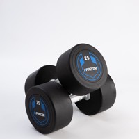 Ensemble d'haltères professionnels en acier et en caoutchouc durables de 2.5 kg à 50 kg pour la gymnastique à domicile et l'entraînement physique commercial
