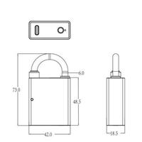 Nouveau cadenas principal d'acier inoxydable standard de haute sécurité de conception pour industriel
