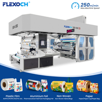 Machine d'impression flexographique CI 4/6/8 couleurs pour films plastiques, emballages de snacks, aliments pour animaux et sacs de courses