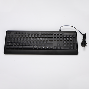 Laser Letters Last Longer No Fade Wired Usb Keyboard Black Chocolate Key Cap Standard Layout Full Size Number <b>Pad</b> Office K101 - Product Image 1
