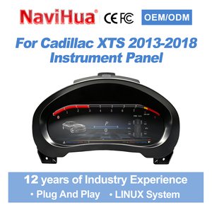 หน้าปัดดิจิตอลรถยนต์ดีไซน์ใหม่ Navihua ระบบ Linux รองรับ Carplay มาตรวัดความเร็วอัตโนมัติ จอ LCD สำหรับ Cadillac XTS ปี 2013-2018 - Product Image 1