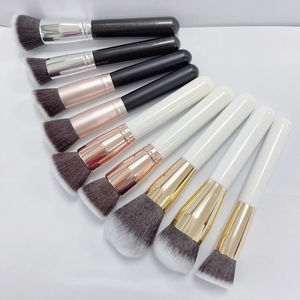 Pennello <span class=keywords><strong>per</strong></span> trucco di lusso pennello <span class=keywords><strong>per</strong></span> fondotinta piatto <span class=keywords><strong>per</strong></span> polvere di <span class=keywords><strong>crema</strong></span> liquida Pro setole sintetiche Dense di qualità - Product Image 5