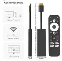 Control Remoto de TV Personalizado de Repuesto para HAKO MINI S905Y4 4k TV Box Certificado por Google, Compatible con Android 11.0