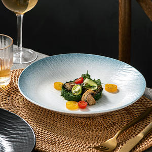 Resistente ristorante in gres ceramica stoviglie piatti per cena Set glassa lavastoviglie piatto pranzo - Product Image 2