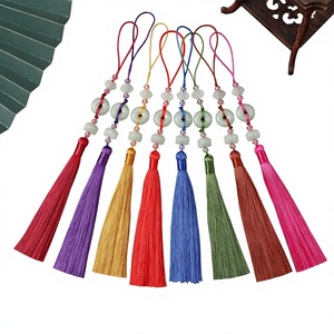 Frange in poliestere all'ingrosso con fibbia Ping An per Hanfu, Qipao, colletti pressati, lanterne, ciondoli per auto, accessori di abbigliamento - Product Image 3
