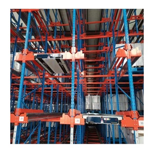 warehouse storage 4 way direction radio shuttle rack system