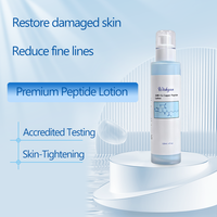 Lotion personnalisée au peptide de cuivre GHK-Cu, hydratation intense, lissage des ridules, anti-âge, lotion pour le visage, marque privée