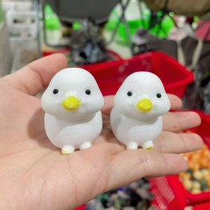 Figuras de Animales Talladas a Mano en <span class=keywords><strong>Jade</strong></span> Blanco Natural, Perro, Pájaro, Conejo, Oveja, Cristal Tallado para Decoración del Hogar, Venta al Por Mayor - Product Image 4