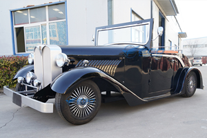 Coche Eléctrico Clásico Vintage Negro de 4 Ruedas de Nueva Energía en Venta - ¡Gran Oferta! - Product Image 5