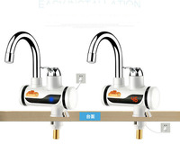 Robinet de cuisine chauffe-eau électrique instantané sans réservoir avec LED prise UE
