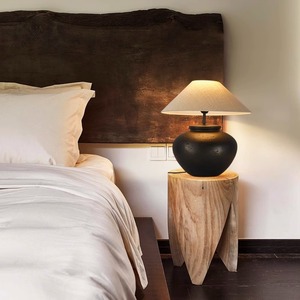 Lámpara de Mesa LED Flexible de Estilo Chino Moderno y Minimalista, Lámpara de Noche de Cerámica Resistente a Altas Temperaturas para Dormitorio, Decoración para Casa de Huéspedes - Product Image 6