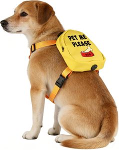 Cartoon Solid Polyester <b>Pet</b> <b>Carrier</b> <b>Backpack</b> with Traction Rope and Zipper Fashionable Outdoor Travel Schoolbag for Dogs Cats - Product Image 2