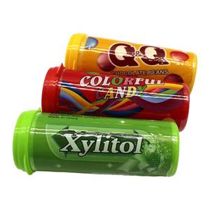 Vente en gros Chewing-gum au <span class=keywords><strong>xylitol</strong></span> à la saveur fruitée Bonbons à la gelée croustillants colorés au goût de fèves de chocolat sucré et de menthe - Product Image 2