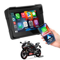 Portable moto sans fil Carplay & Android Auto Navigator 5 pouces écran tactile Gps compteur de vitesse pour moto 5 "Ips apple