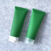 Tube souple transparent à faible MOQ avec couvercle vissé pour cosmétiques : flacon séparé pour crème visage, gommage visage, crème pour les mains, lotion