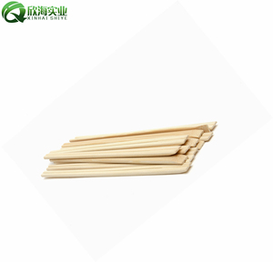 ตะเกียบไม้ไผ่ทรงสี่เหลี่ยมแบนแบบใช้แล้วทิ้งเครื่องใช้บนโต๊ะอาหารแบบกำหนดเองไม่มีวันตัด - Product Image 4
