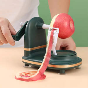 Éplucheur de <span class=keywords><strong>pommes</strong></span> à manivelle, éplucheur automatique domestique, machine à éplucher les fruits multifonctionnelle - Product Image 1