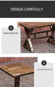 Vintage retrò <span class=keywords><strong>ristorazione</strong></span> ristorante set di mobili Coffee Shop in legno all'aperto fast food bar tavolo <span class=keywords><strong>e</strong></span> <span class=keywords><strong>sedie</strong></span> set - Product Image 5