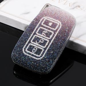 Funda de lujo con diamantes para llave de coche para Lexus ES200 ES350 LC500 LS500 UX200 ES300h GX460 RX350h NX450 Class, llavero de coche - Product Image 4