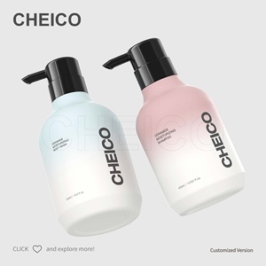 Chai dầu gội đầu với xoắn ốc Bơm chất lỏng 500ml mỹ phẩm bao bì, Bán Buôn pet chai nhựa cho gel tắm, có thể Logo - Product Image 5